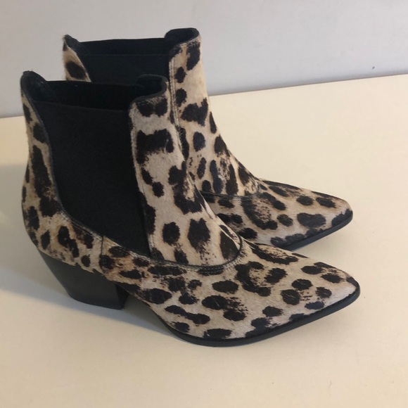 matisse leopard booties